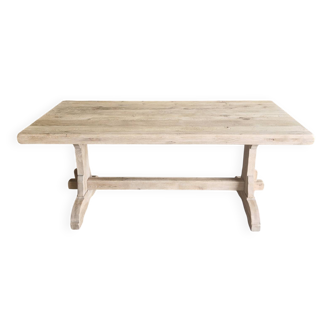 Reclaimed solid oak farmhouse table
