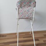 Vintage doll high chair, Japanese coated Liberty Hello Kitty