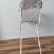 Vintage doll high chair, Japanese coated Liberty Hello Kitty