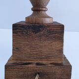 XL turned solid wood lamp base H.45.5 cm