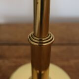 Vintage opaline brass table lamp