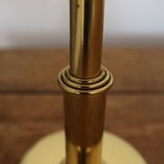 Lampe à poser vintage opaline laiton