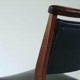 Set of 6 dining chairs in rosewood 1960s