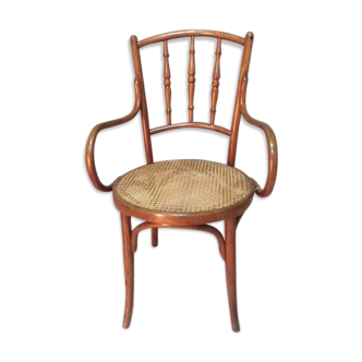 Fauteuil canné 1900