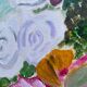 Peinture bouquet de fleurs tableau signé