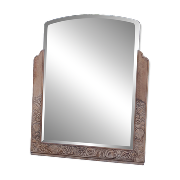 Miroir art deco biseauté