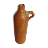 Old glazed terracotta bottle