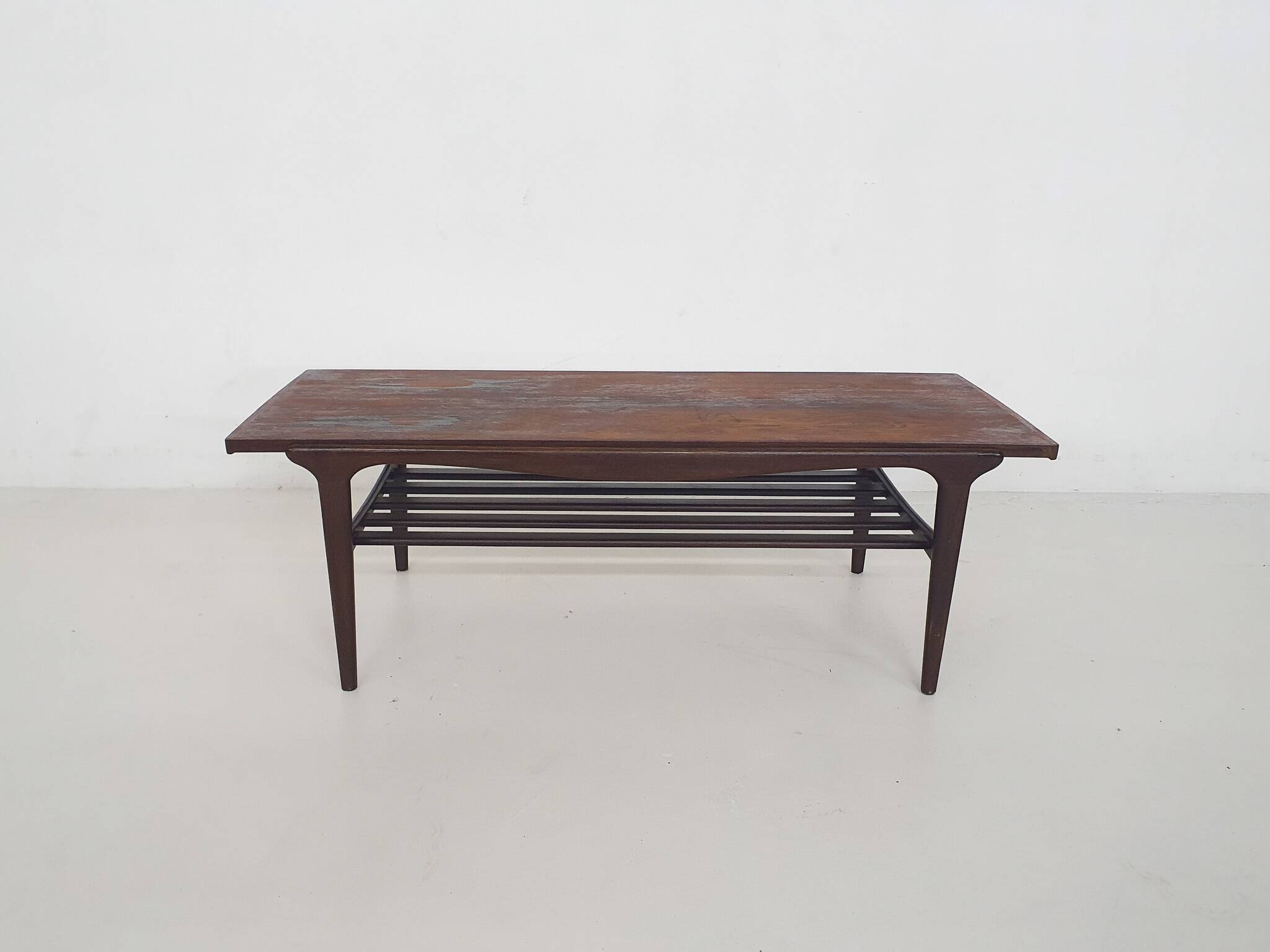Vintage coffee table with reversible top, The Netherlands 1950's