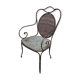 Fauteuil de jardin ancien Napoléon III vers 1880