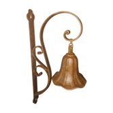 garden bell in iron and cast iron