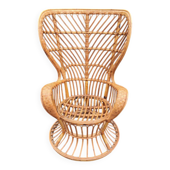 Fauteuil en rotin "Emmanuelle"