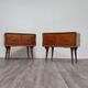 Mid-Century Modern Nightstands in the style of Gio Ponti, 1950s, Set of 2