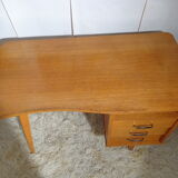 Vintage desk shape bean feet compass year 60