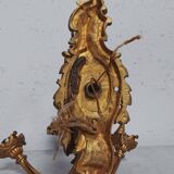 Pair of large Napoleon III bronze wall lights