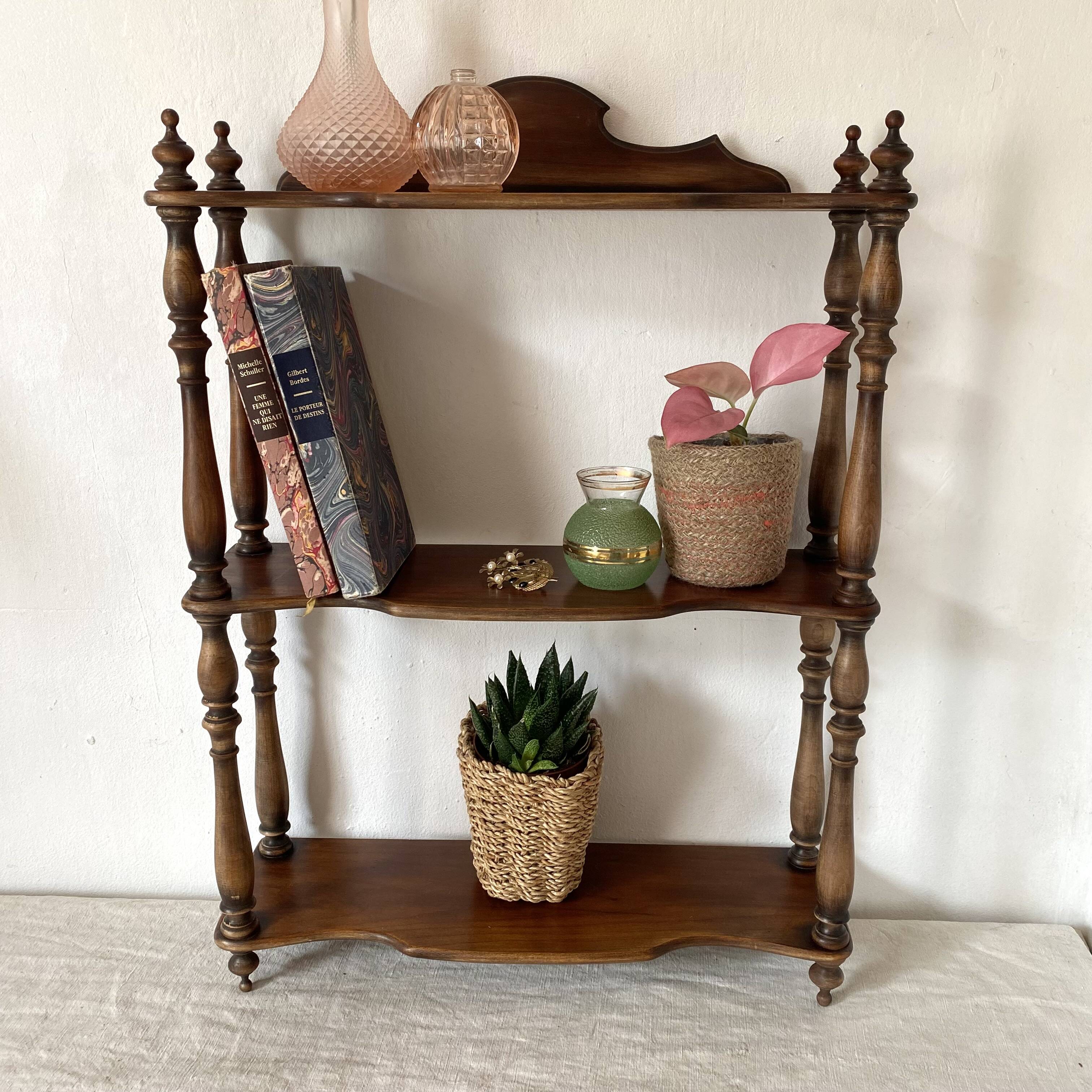 Old wall shelf 3 trays