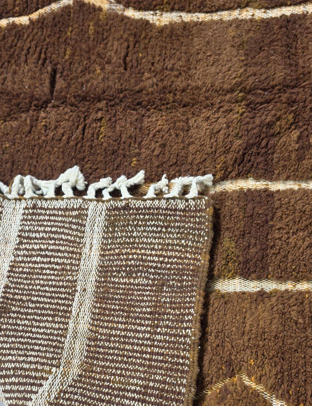 Modern Brown Rug - 290 x 250 cm