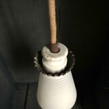Walk cone white and metal