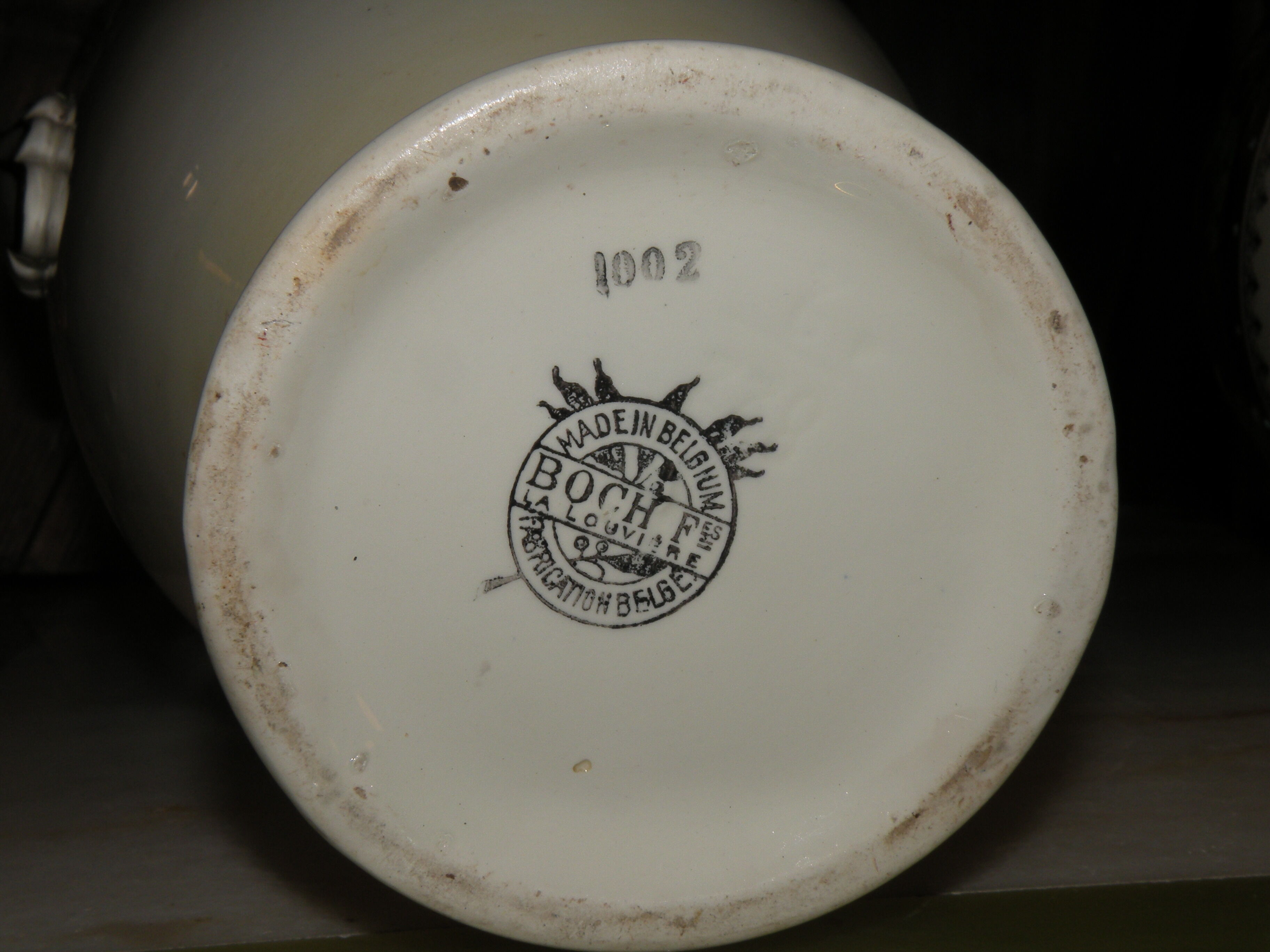 Belgian earthenware trim Boch La Louvière year 1930, 1940