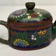 Verseuses bronze cloisonné début XXème, Chine