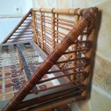 Rattan bench