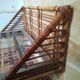 Lit banquette en rotin