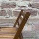 Set  de 4 chaises Pliante terrasse patio  vintage