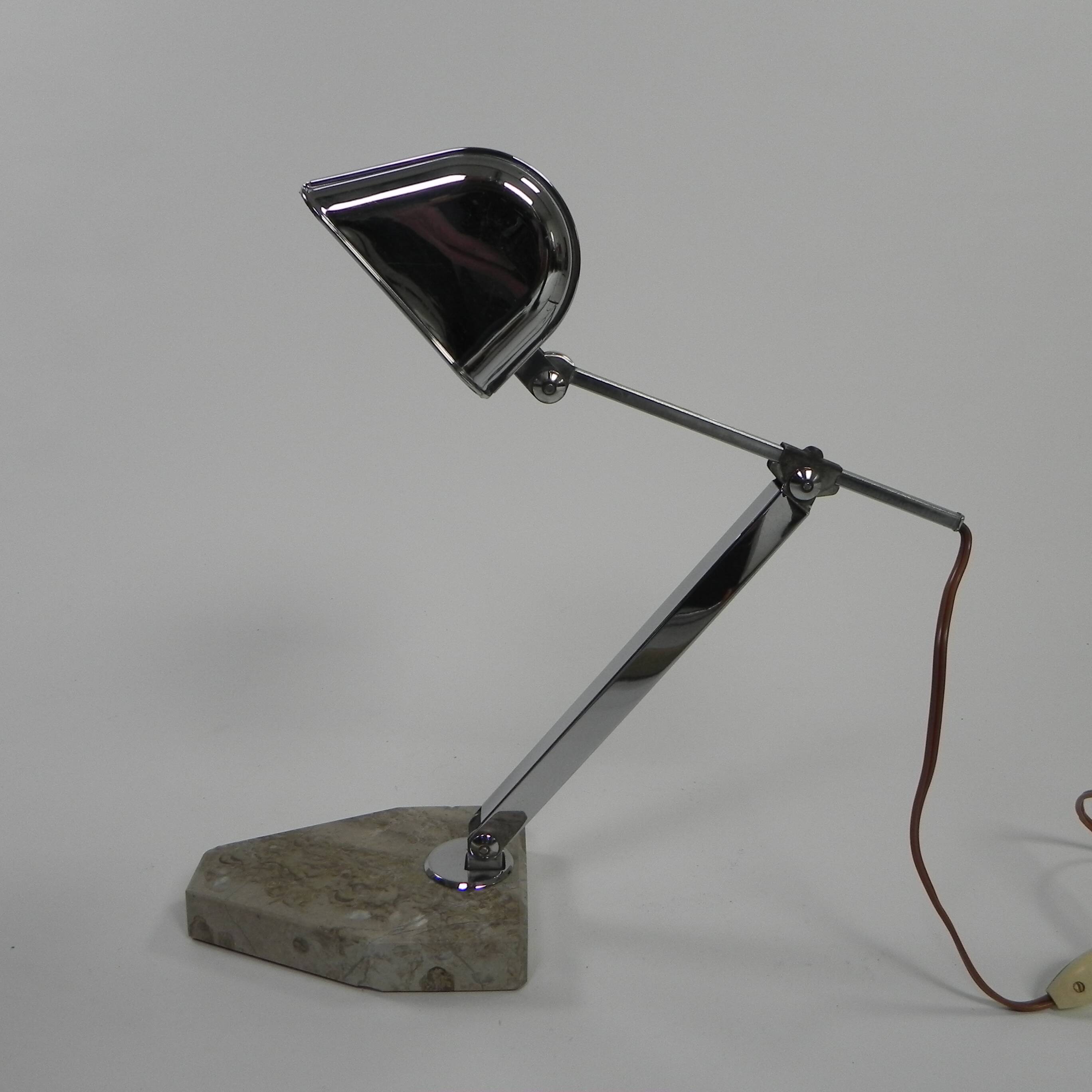 Lampe de bureau française, Fare Lampe Pirouette, années 1930