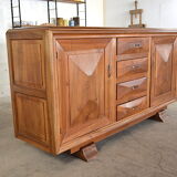 Enfilade vintage en noyer 1950