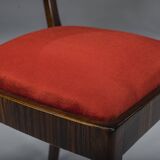 Art Deco Makassar dining chairs, 1930s, set of 4