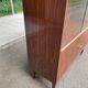 Scandinavian high buffet display cabinet in rosewood from the 1950s.
