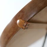 Mirror by Uno and Osten Kristiansson edition Luxus Sweden circa 1960 49x52cm