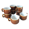8 tasses à café de bistrot