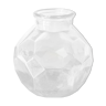 Faceted glass canister