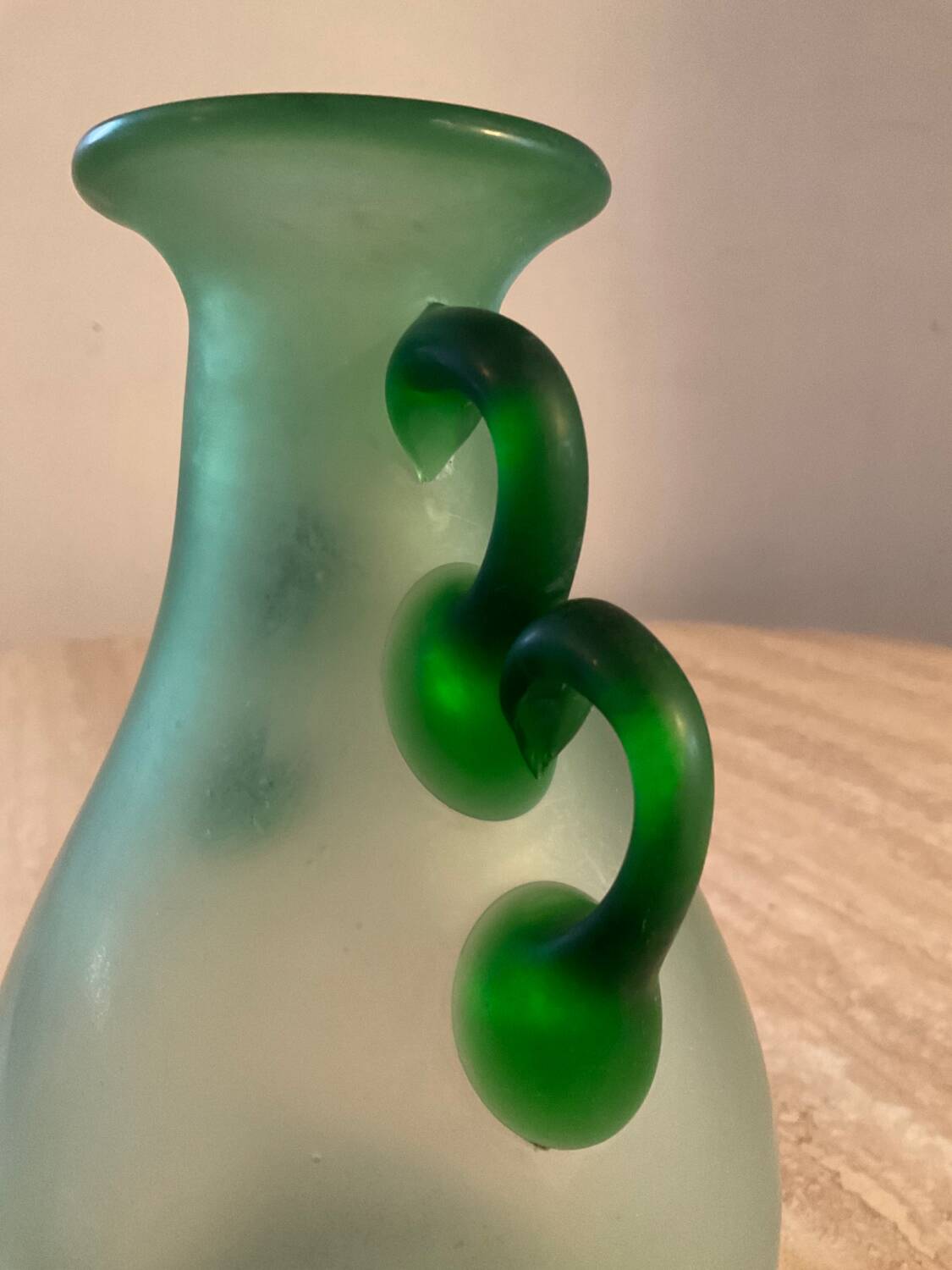 Vintage Murano ear vase from the 70s