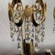 Pair of crystal lamps from the 80s