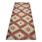 Tapis de sol kilim anatolien Oushak sku 3408