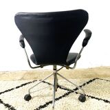 "Seven" Office Chair By Arne Jacobsen For Fritz Hansen, Denmark, 1950s