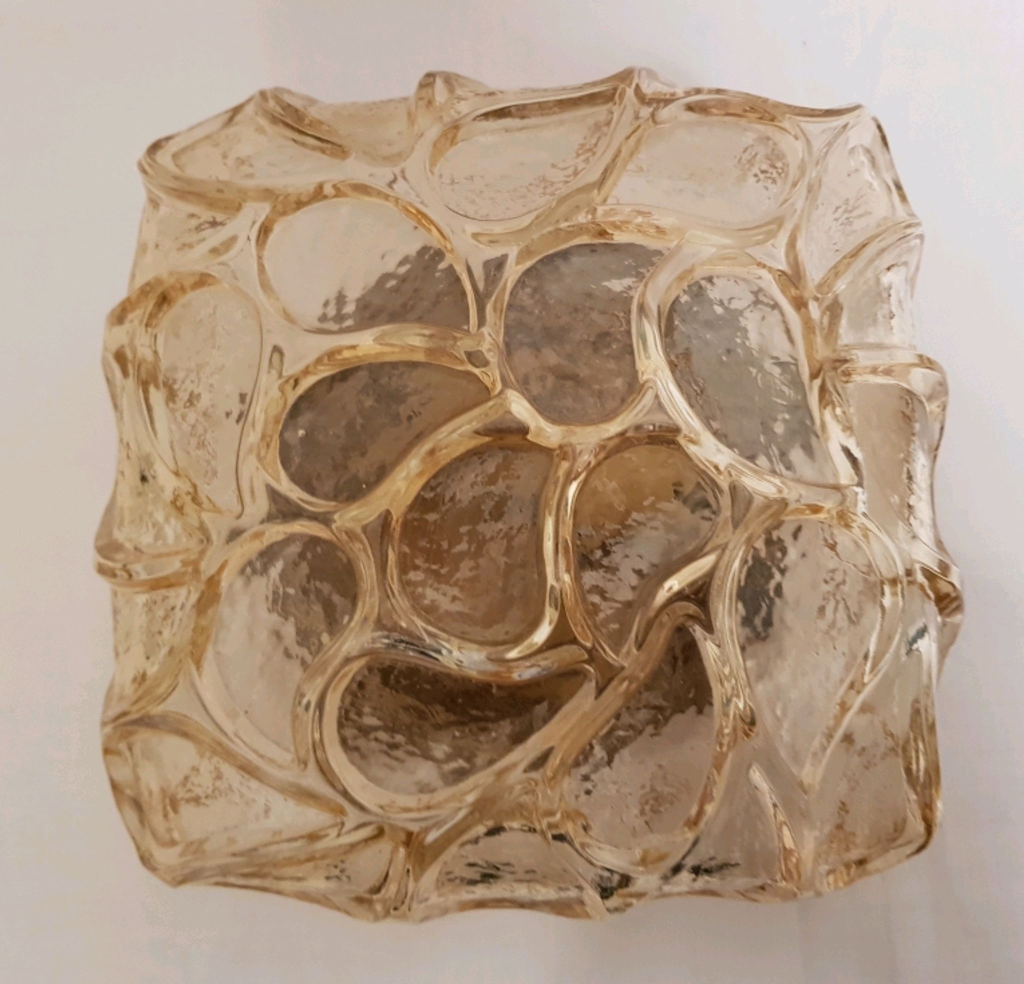 Plafonnier ambré