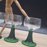 Set of 4 Roemer wine glasses