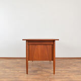 Bureau en teck danois du milieu du siècle par Gunnar Nielsen pour Tibergaard, années 1960.