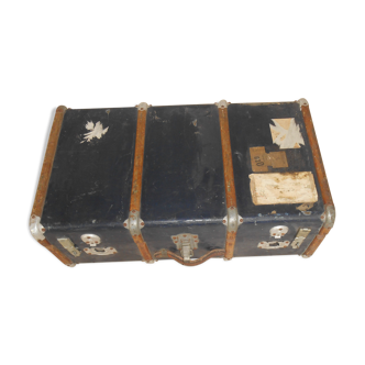 Old travel trunk
