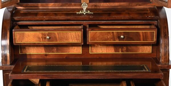 Bureau, bonheur du jour en acajou, style Louis XVI / Directoire, début XXème