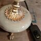 Lampe de prestige Onyx véritable et bronze doré ciselé