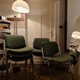 Suite of 6 DSC 106 chairs by Giancarlo Piretti for Castelli / Anonima.