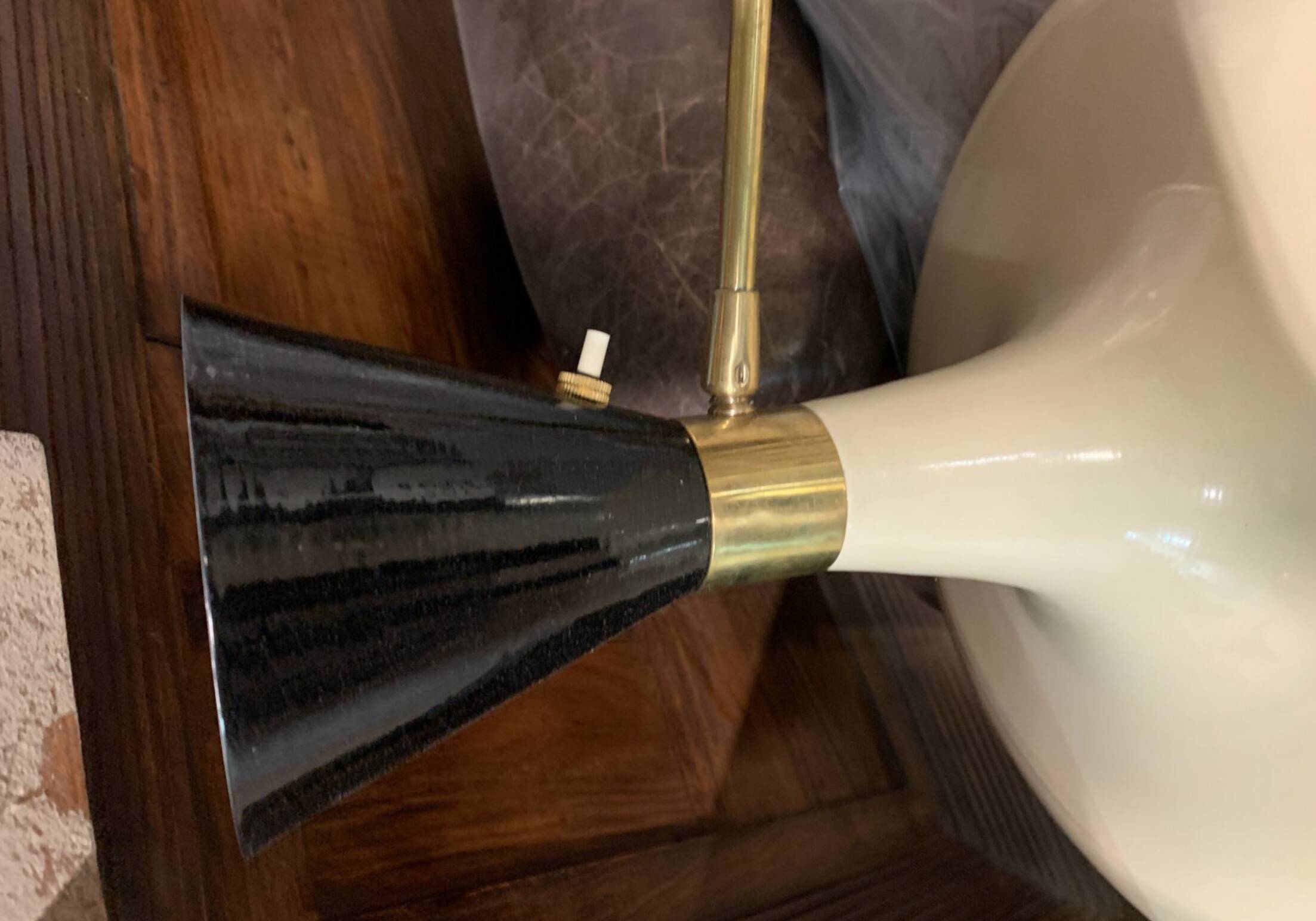 Lampada da parete vintage, anni '60