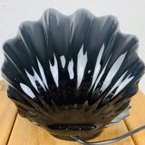 Black ceramic shell lamp and opaline pearl