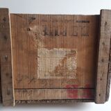 Ibled chocolate box in old wooden transport