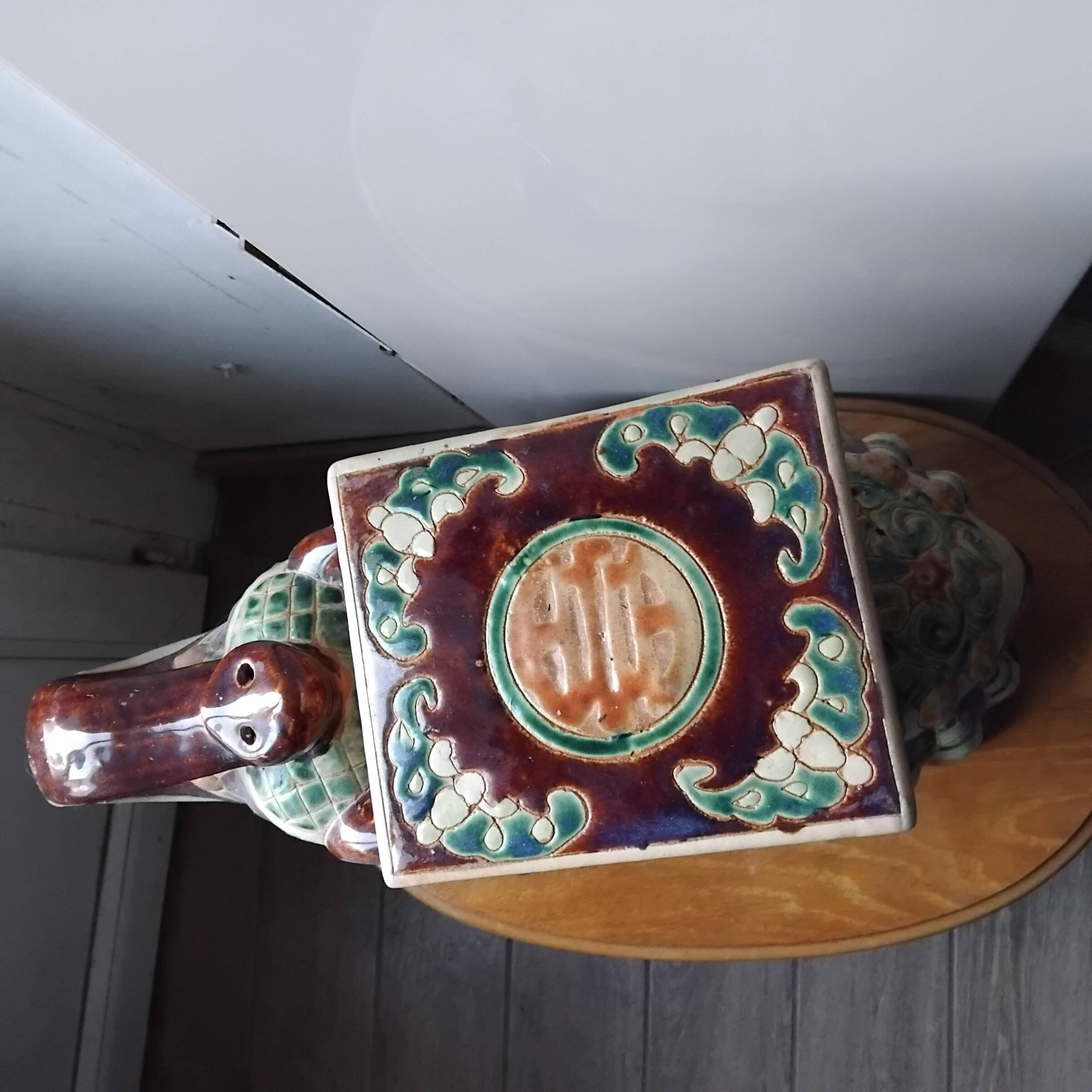 Elephant plant pot in terracotta