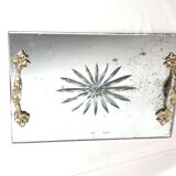 Bandeja de cristal. España, 1940s.