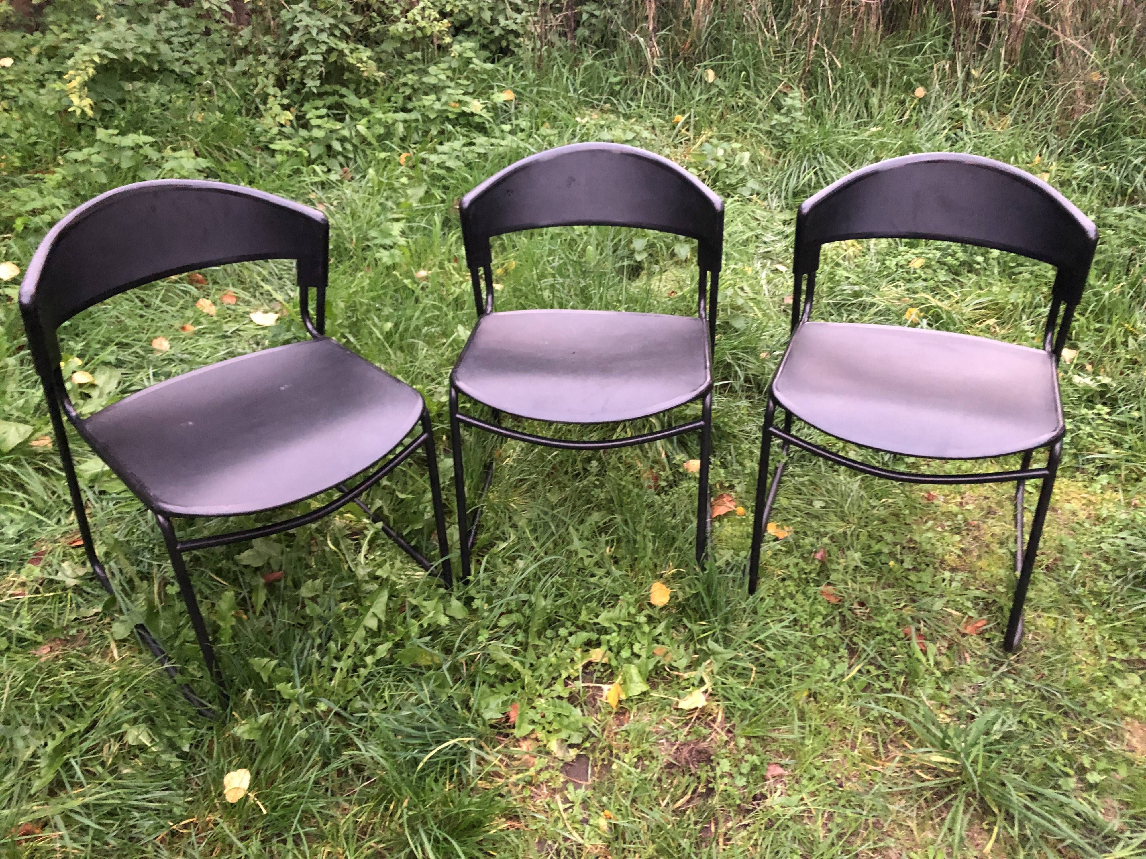 Assisa chairs by Paolo Favaretto Italy Steelcase Strafor 70s
